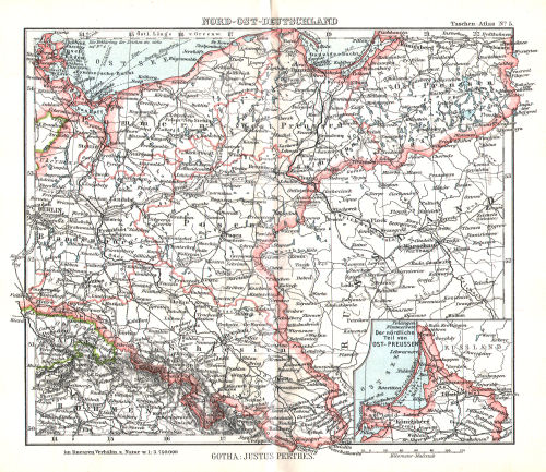 Perthes' Taschen-Atlas (1913)
5. Nord-Ost-Deutschland