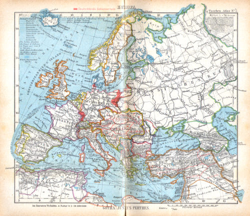 Perthes' Taschen-Atlas (1921)
2. Europa