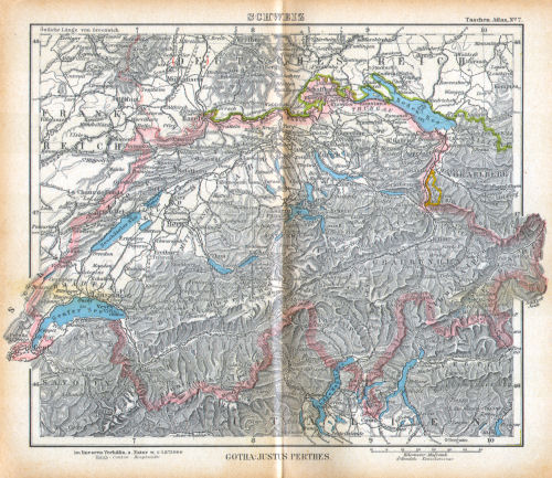 Perthes' Taschen-Atlas (1921)
7. Schweiz