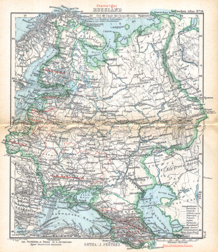 Perthes' Taschen-Atlas (1921)
14. Ehemaliges Russland