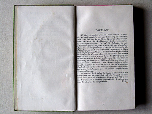 Perthes Taschenatlas der ganzen Welt (1940)
Voorwoord / Preface