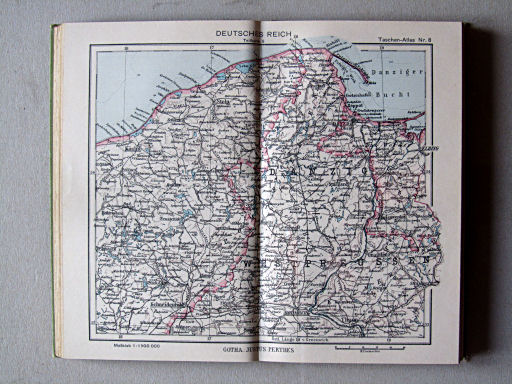 Perthes Taschenatlas der ganzen Welt (1940)
8. Deutsches Reich, Teilkarte 5