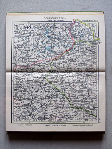 Perthes Taschenatlas der ganzen Welt (1940)
10. Deutsches Reich, Teilkarte 7 und Nordpolen