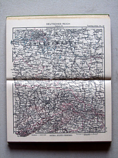 Perthes Taschenatlas der ganzen Welt (1940)
13. Deutsches Reich, Teilkarte 10