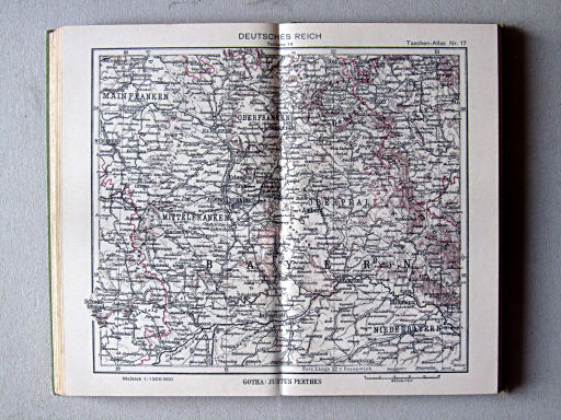 Perthes Taschenatlas der ganzen Welt (1940)
17. Deutsches Reich, Teilkarte 14