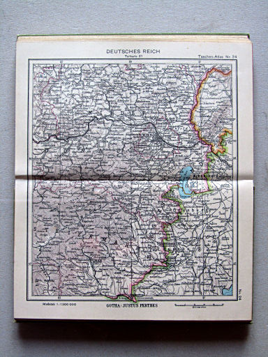 Perthes Taschenatlas der ganzen Welt (1940)
24. Deutsches Reich, Teilkarte 21