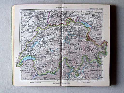 Perthes Taschenatlas der ganzen Welt (1940)
27. Schweiz