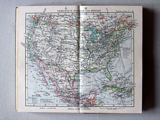 Perthes Taschenatlas der ganzen Welt (1940)
42. Vereinigte Staaten und Mexiko