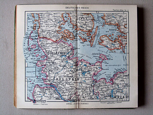 Perthes Taschenatlas der ganzen Welt (1942)
4. Deutsches Reich, Teilkarte 1