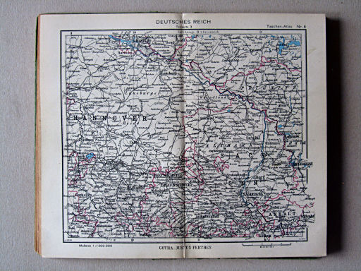 Perthes Taschenatlas der ganzen Welt (1942)
6. Deutsches Reich, Teilkarte 3