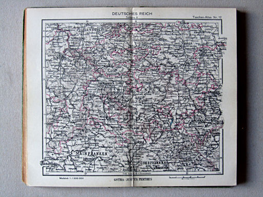 Perthes Taschenatlas der ganzen Welt (1942)
12. Deutsches Reich, Teilkarte 9