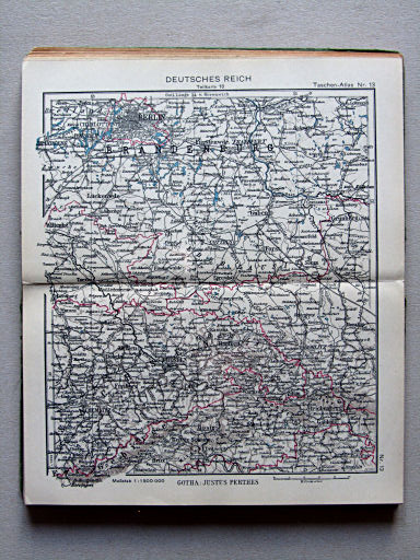 Perthes Taschenatlas der ganzen Welt (1942)
13. Deutsches Reich, Teilkarte 10