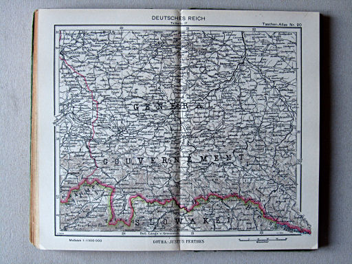 Perthes Taschenatlas der ganzen Welt (1942)
20. Deutsches Reich, Teilkarte 17