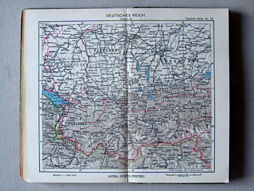 Perthes Taschenatlas der ganzen Welt (1942)
22. Deutsches Reich, Teilkarte 19