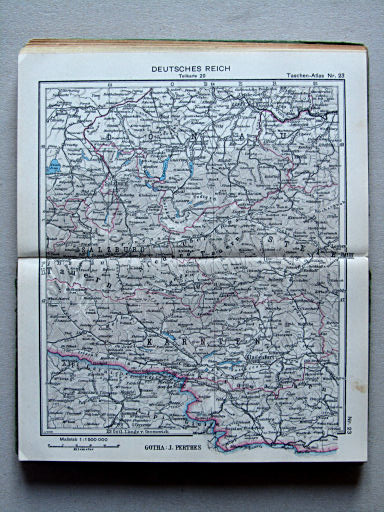 Perthes Taschenatlas der ganzen Welt (1942)
23. Deutsches Reich, Teilkarte 20