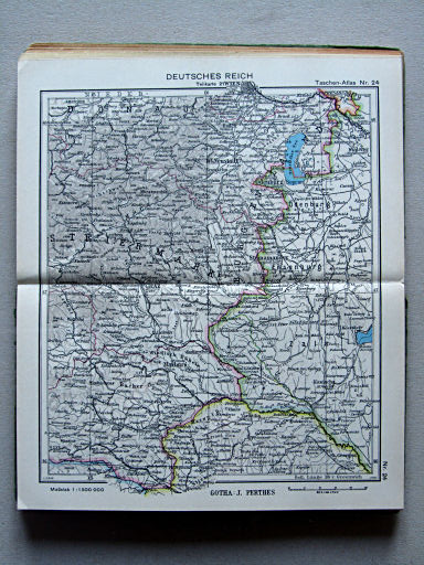 Perthes Taschenatlas der ganzen Welt (1942)
24. Deutsches Reich, Teilkarte 21