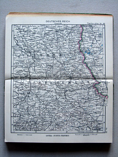 Perthes Taschenatlas der ganzen Welt (1942)
26. Deutsches Reich, Teilkarte 23