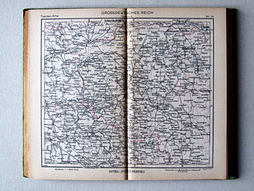 Perthes Taschenatlas der ganzen Welt (1944)
14. Grossdeutsches Reich, Teilkarte 11