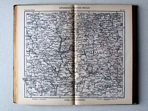 Perthes Taschenatlas der ganzen Welt (1944)
17. Grossdeutsches Reich, Teilkarte 14