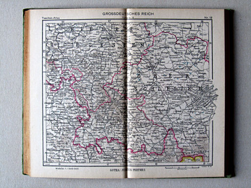 Perthes Taschenatlas der ganzen Welt (1944)
19. Grossdeutsches Reich, Teilkarte 16