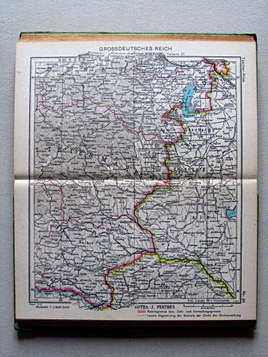 Perthes Taschenatlas der ganzen Welt (1944)
24. Grossdeutsches Reich, Teilkarte 21