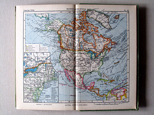 Perthes Taschenatlas der ganzen Welt (1944)
42. Nord-Amerika