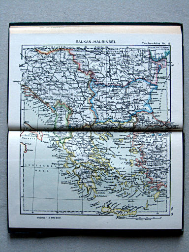 Taschenatlas der ganzen Welt (1949)
15. Balkan-Halbinsel