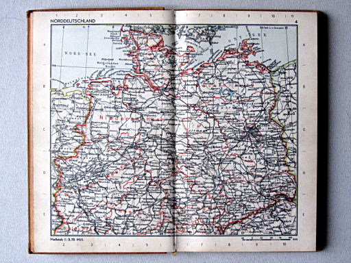 Taschenatlas der ganzen Welt (1952)
4. Norddeutschland