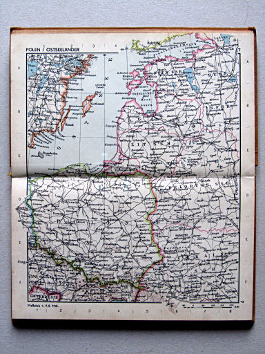 Taschenatlas der ganzen Welt (1952)
7. Polen / Ostseeländer