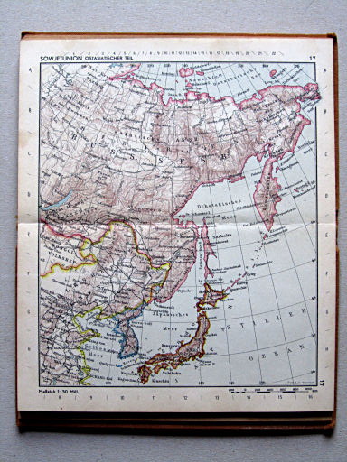 Taschenatlas der ganzen Welt (1952)
17. Sowjetunion: Ostasiatischer Teil