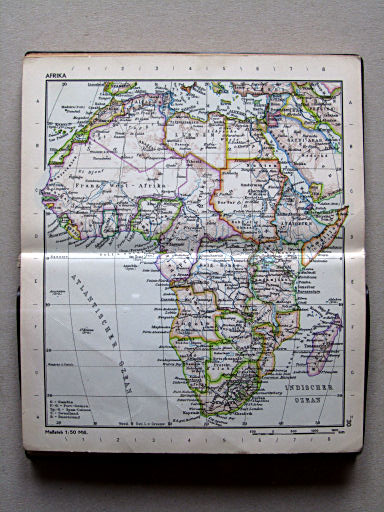 Die Erde Taschenatlas (1958)
30. Afrika