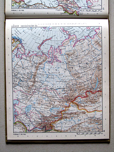 Kleiner Weltatlas (1964)
18. UDSSR: Westasiatischer Teil