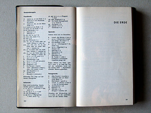 Taschenatlas Die Erde (1967)
Uitspraak / Pronunciation