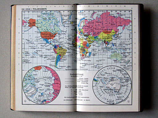 Taschenatlas Die Erde (1967)
1. Die Erde / Polargebiete