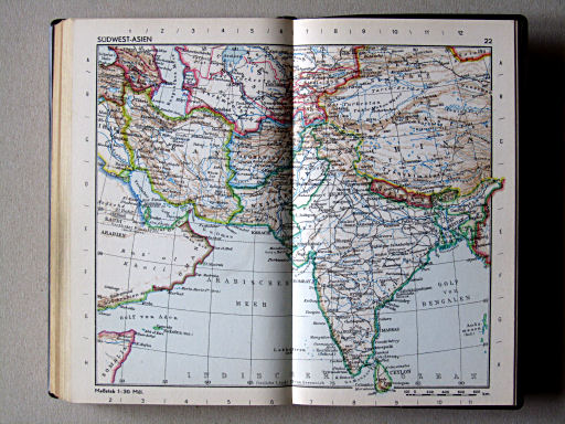 Taschenatlas Die Erde (1967)
22. Südwest-Asien