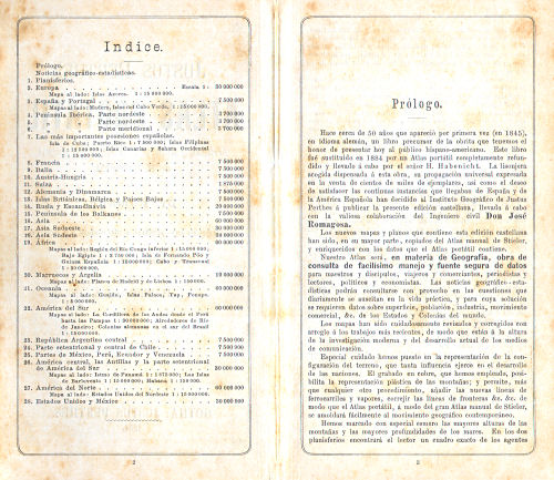 Perthes. Atlas portátil (1894)
Inhoudsopgave, voorwoord (1) / Table of contents, preface (1)