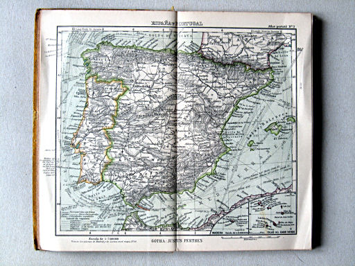 Perthes. Atlas portátil (1925)
3. España y Portugal