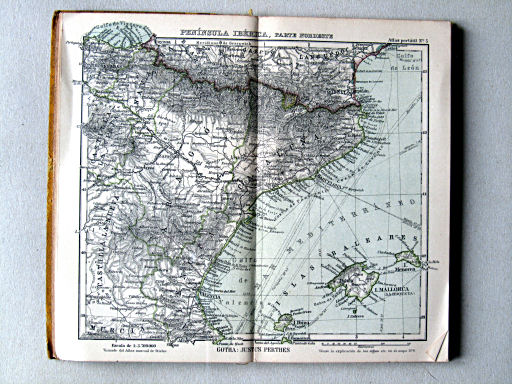 Perthes. Atlas portátil (1925)
5. Península Ibérica, Parte nordeste