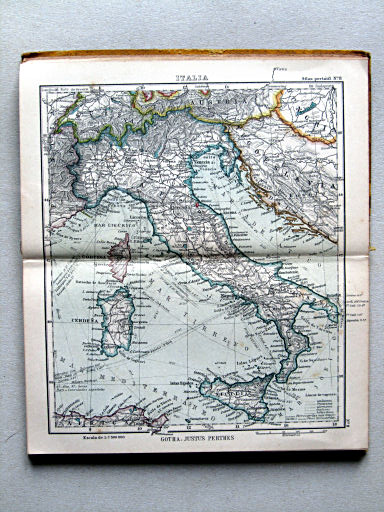 Perthes. Atlas portátil (1925)
8. Italia