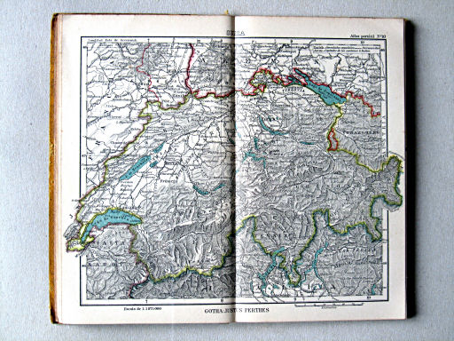 Perthes. Atlas portátil (1925)
10. Suiza