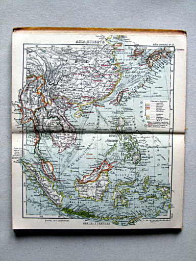 Perthes. Atlas portátil (1925)
17. Asia Sudeste