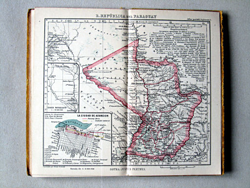 Perthes. Atlas portátil (1925)
S4. República del Paraguay