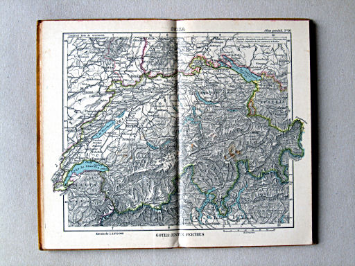 Perthes. Atlas portátil (1938)
10. Suiza