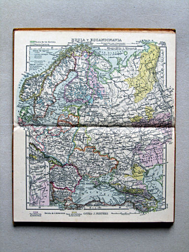 Perthes. Atlas portátil (1938)
13. Rusia y Escandinavia