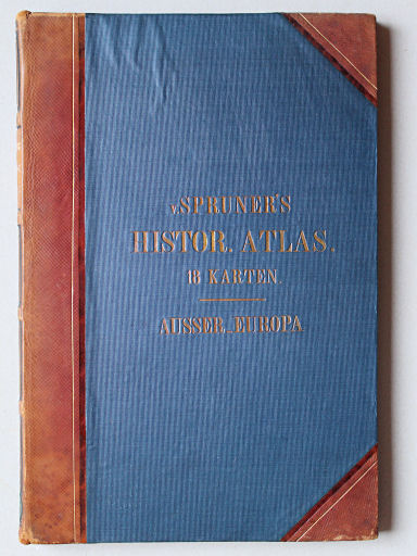 von Spruners Atlas zur Geschichte Asiens etc. 1855
Voorkant band