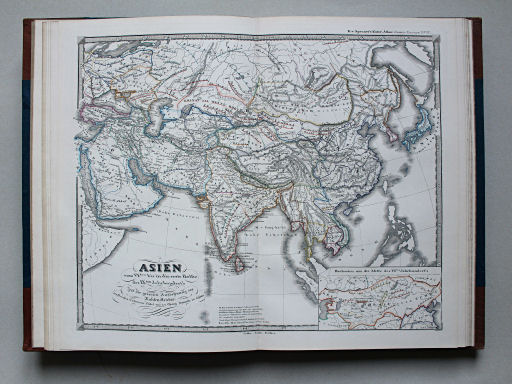 von Spruners Atlas zur Geschichte Asiens etc. 1855
4. Asien vom VIten bis in die erste Hälfte des IXten Jahrhundert's