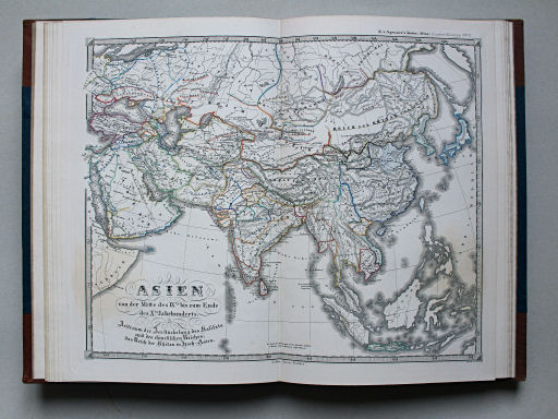 von Spruners Atlas zur Geschichte Asiens etc. 1855
5. Asien von der Mitte des IXten bis zum Ende des Xten Jahrhunderts