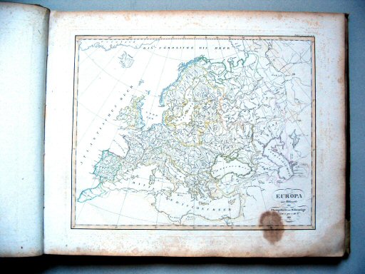 Stielers Hand-Atlas, 1831
11. Europa, Flussgebiete und Höhenzüge (1819)
Europa, stroomgebieden / Europe, river basins