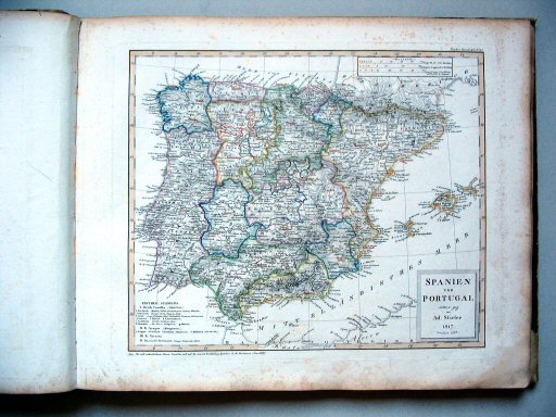 Stielers Hand-Atlas, 1831
13. Spanien und Portugal (1823)
Spanje en Portugal / Spain and Portugal