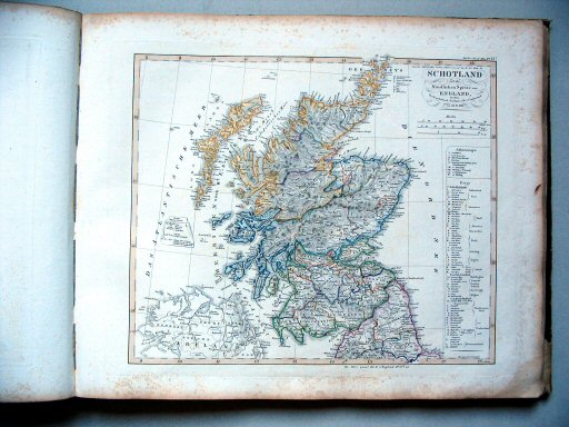 Stielers Hand-Atlas, 1831
15c. Schotland (1824)
Schotland / Scotland